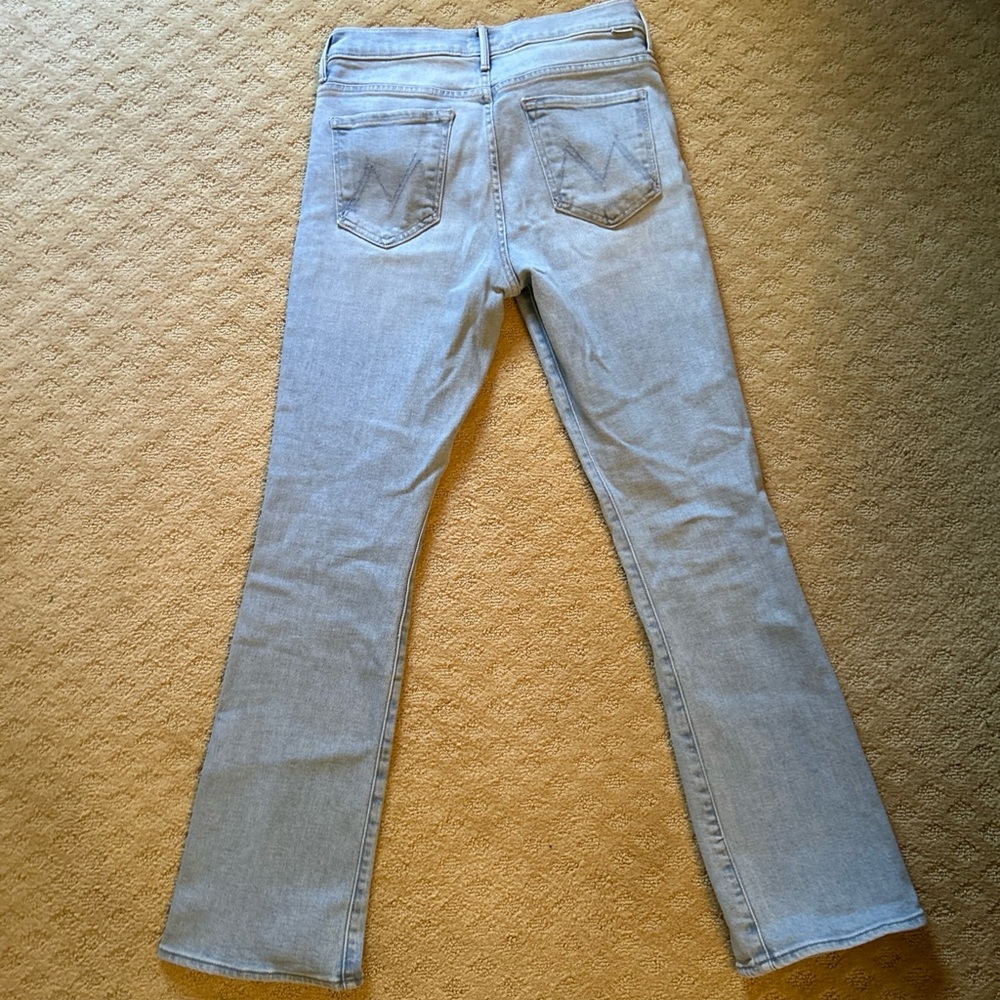 MOTHER Boot Cut Jeans Sz 29 Lil Mother insider Sneak Lost Art Wash 30” inseam